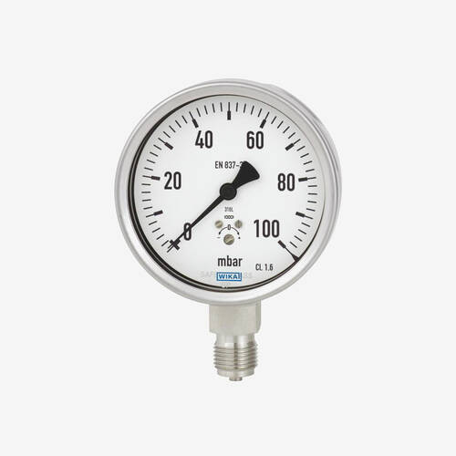 Капсульний манометр 632.50, нержавіюча сталь