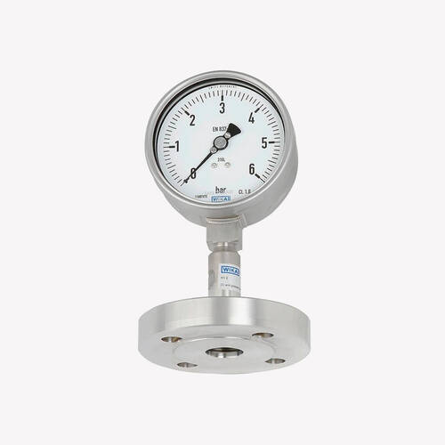 Манометр зі встановленою розділювальною діафрагмою DSS26M за EN 837-1