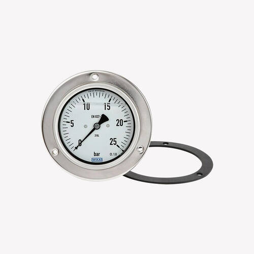 Манометр із трубкою Бурдона PG23CP, нержавіюча сталь