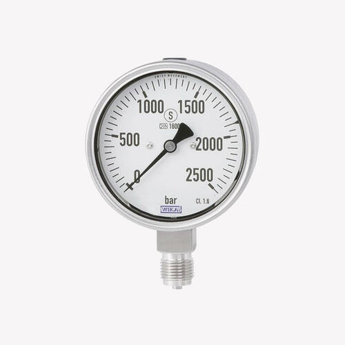 Манометр із трубкою Бурдона PG23HP-S, нержавіюча сталь