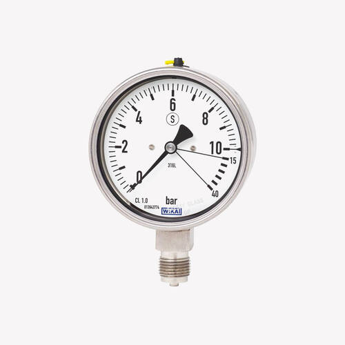 Манометр із трубкою Бурдона 232.36 / 233.36, нержавіюча сталь