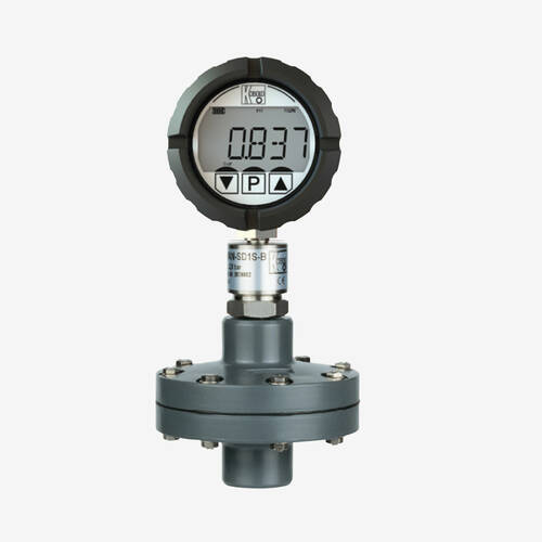 Цифровий манометр із розділювальною мембранною діафрагмою з ПВХ MAN-SD...DRM-630