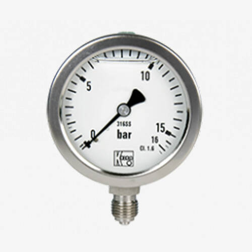 Манометр із трубкою Бурдона MAN