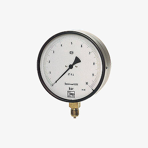 Зразковий манометр із трубкою Бурдона MAN-F. 