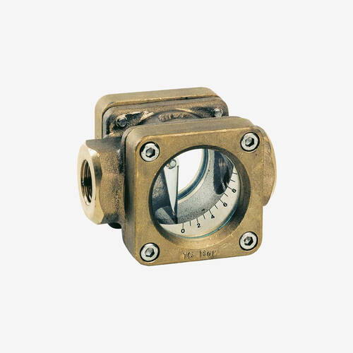 Індикатор потоку з дефлекторною заслінкою та шкалою DAZ