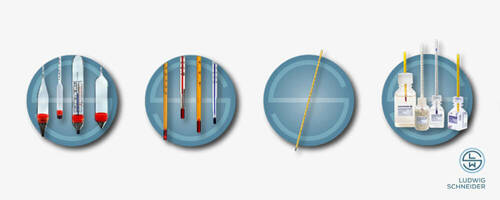 Термометри та ареометри для промислової галузі
