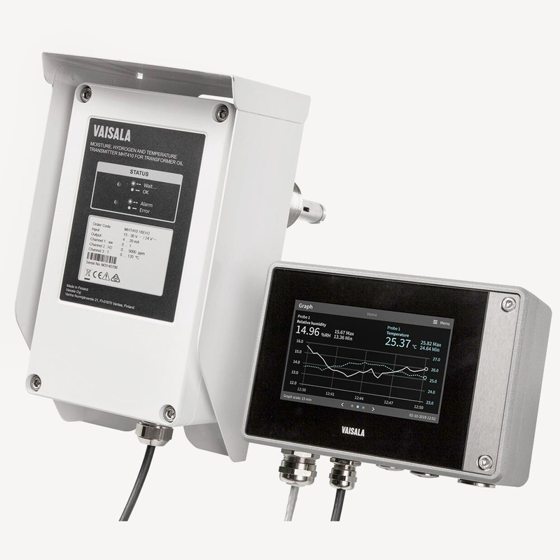 MHT410 – датчик вологості, водню й температури силових трансформаторів, рис. 1