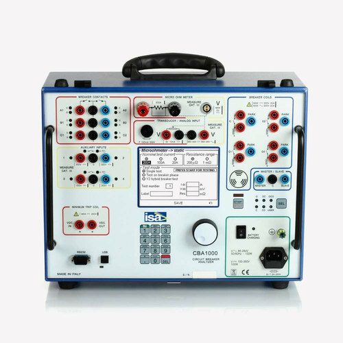 CBA 1000 – тестер високовольтних вимикачів