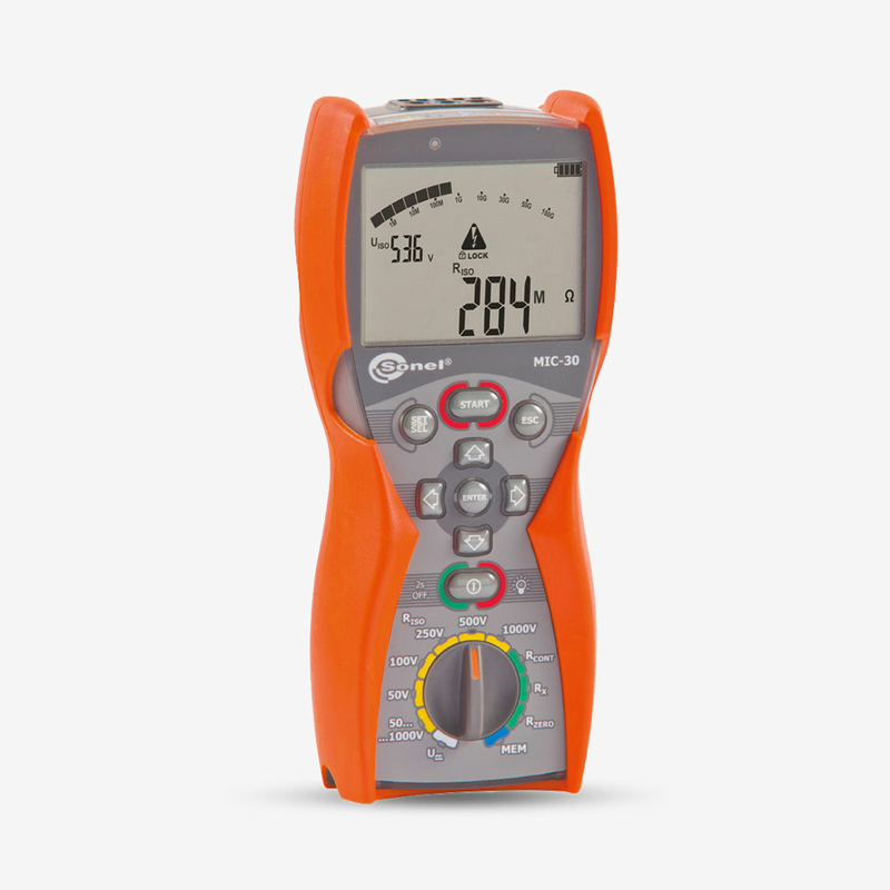 MIC-30UA – вимірювач параметрів електроізоляції, рис. 0