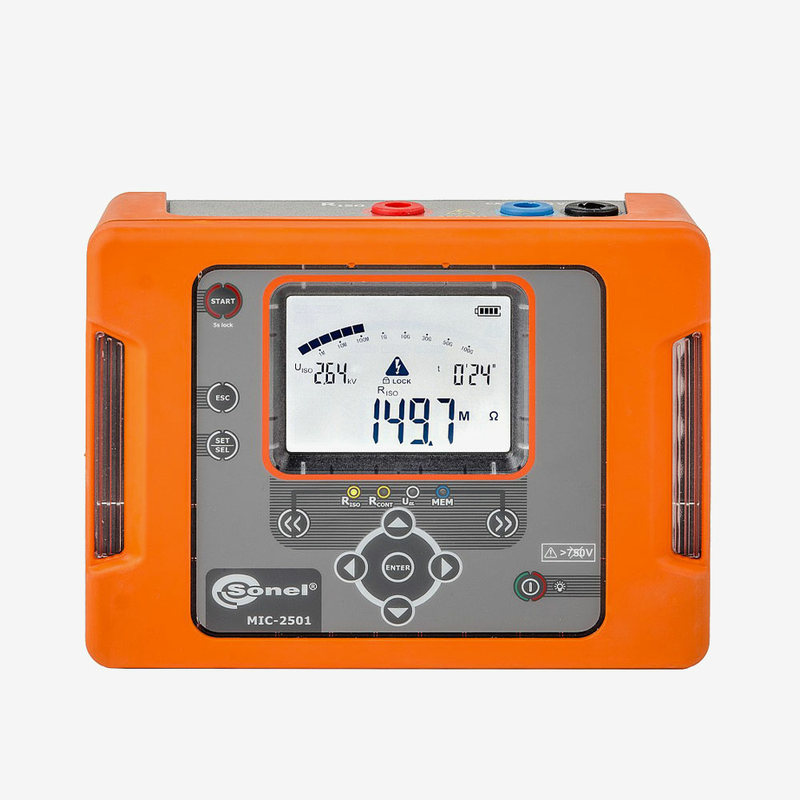 MIC-2501UA – вимірювач параметрів електроізоляції, рис. 0