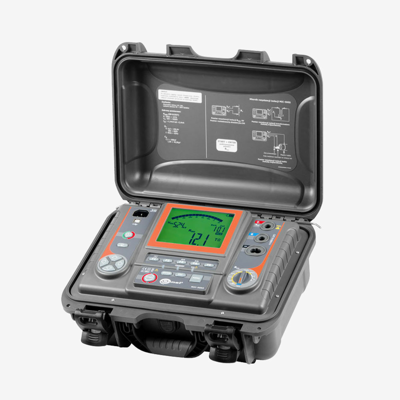 MIC-5005UA – вимірювач параметрів електроізоляції, рис. 0