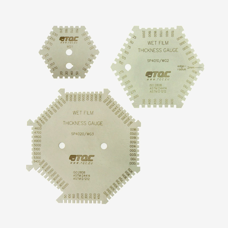Товщиномір мокрого шару (гребінка) TQC WG, рис. 1