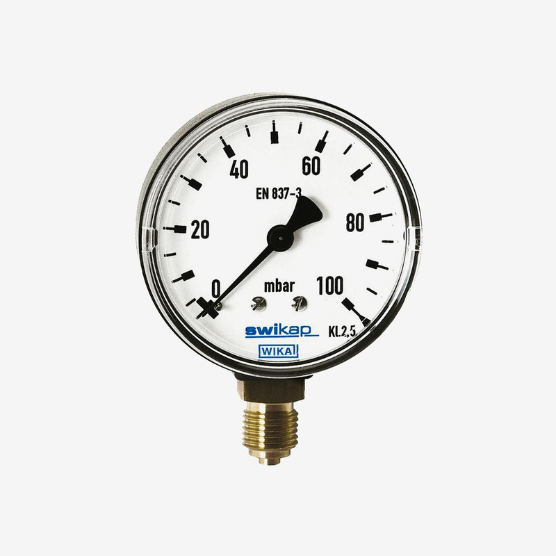 Капсульний манометр 611.13, мідний сплав, рис. 0