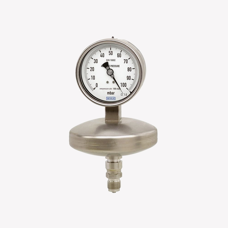 Манометр абсолютного тиску 532.52 / 532.53 / 532.54, нержавіюча сталь., рис. 0