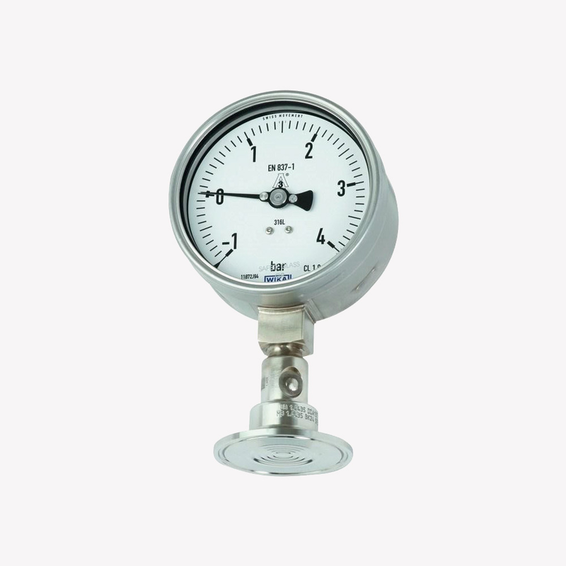 Манометр зі встановленою розділювальною діафрагмою DSS22F за EN 837-1, рис. 0