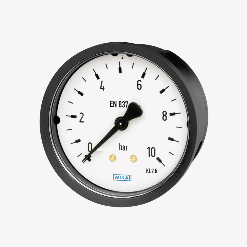 Манометр із трубкою Бурдона 111.16 / 111.26, мідний сплав, рис. 0