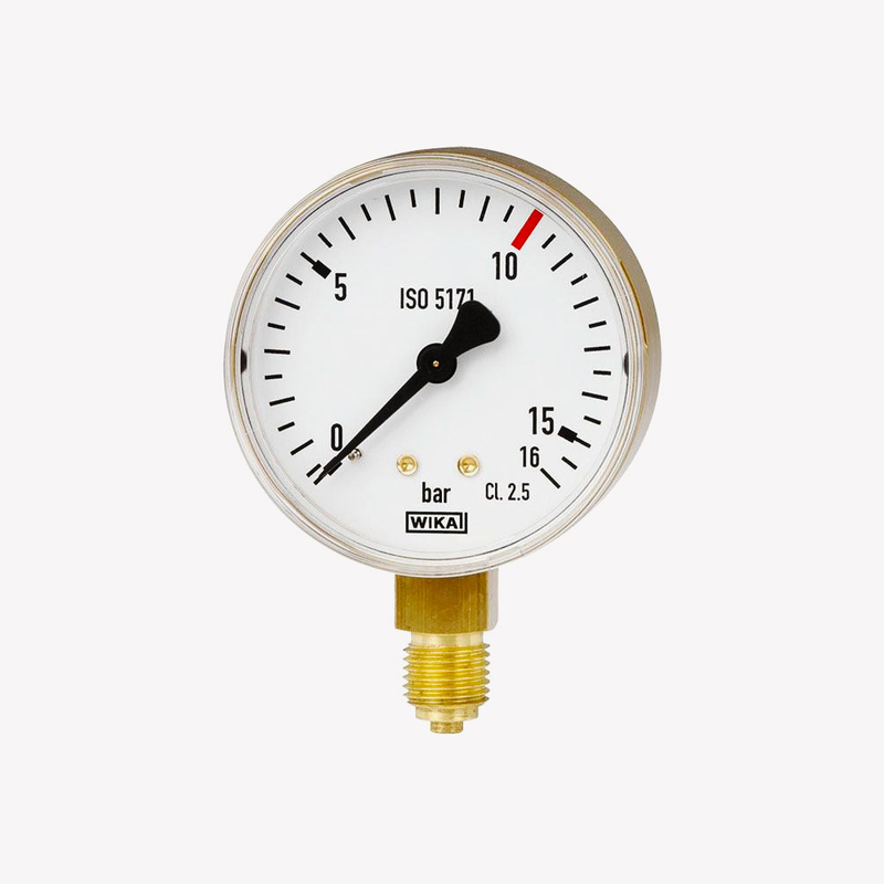 Манометр із трубкою Бурдона 111.11, мідний сплав, рис. 0