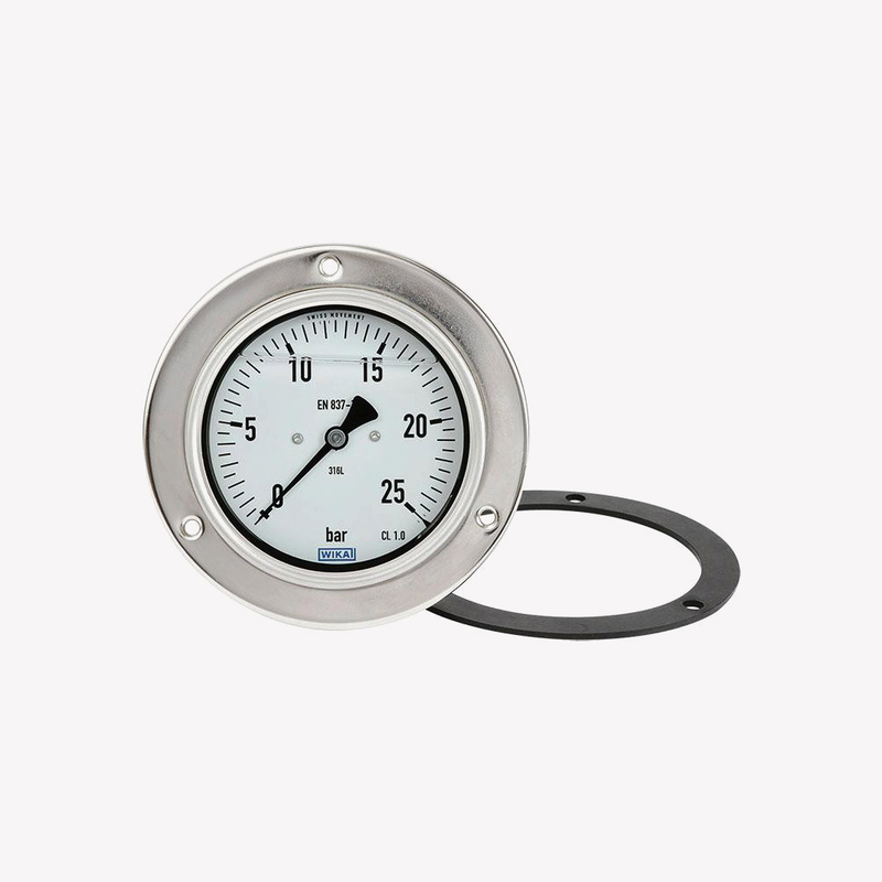 Манометр із трубкою Бурдона PG23CP, нержавіюча сталь, рис. 0