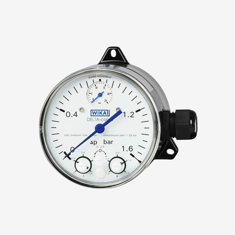 Диференціальний манометр із мікроперемикачами DPGS40, рис. 0