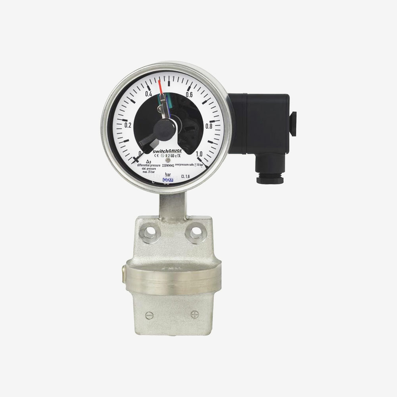 Диференціальний манометр із перемикальними контактами DPSG43.100 / DPSG43.160, рис. 0