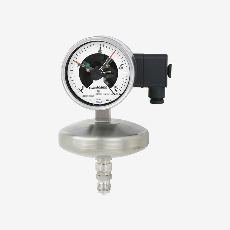 Манометр абсолютного тиску з перемикальними контактами 532.53+8xx, рис. 0