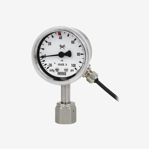Манометр із трубкою Бурдона з перемикальними контактами 230.15-851