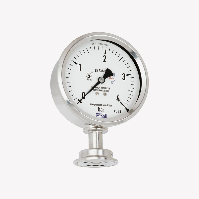 Мембранний манометр PG43SA-S, урівень, рис. 0