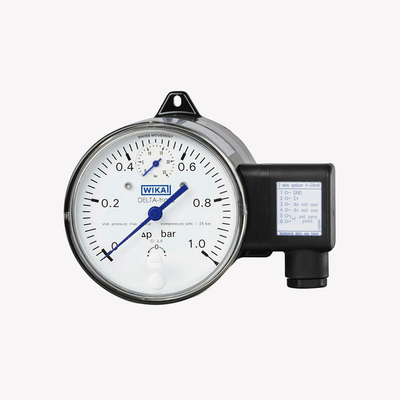 Манометр диференціального тиску з вихідним сигналом DPGT40, рис. 0