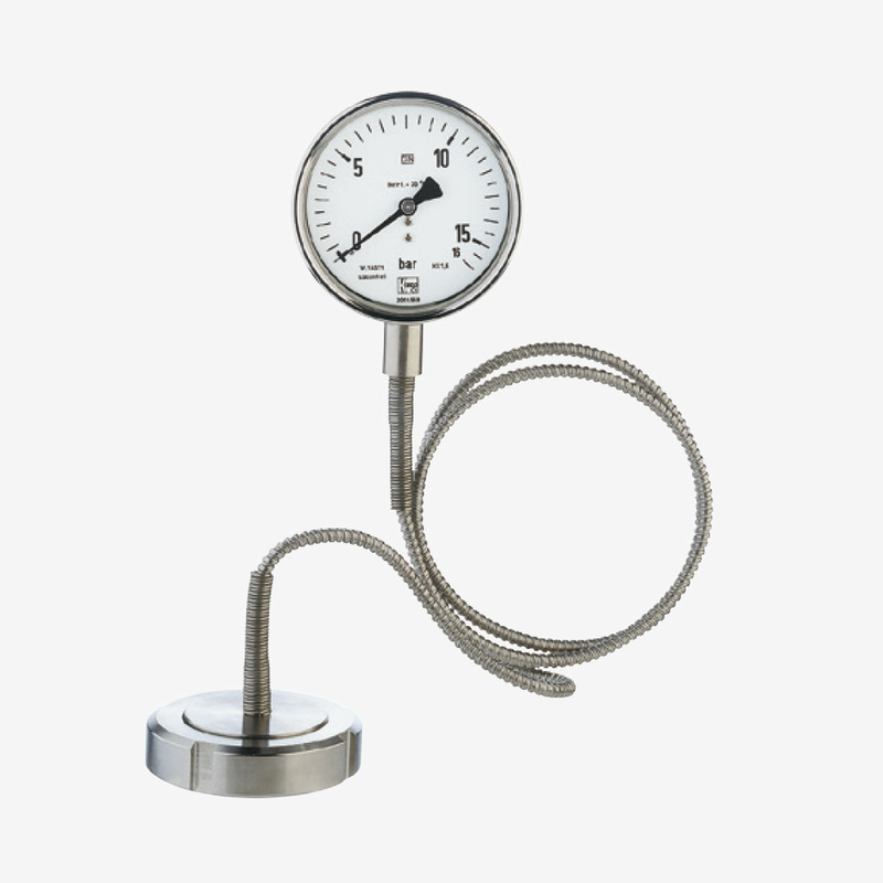 Манометр із розділювальною мембранною діафрагмою DIN 11851 MAN-RF...DRM-603, рис. 0