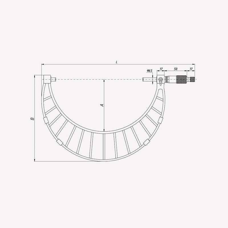 Мікрометр збільшеного діапазону МК / МКЦ, рис. 2