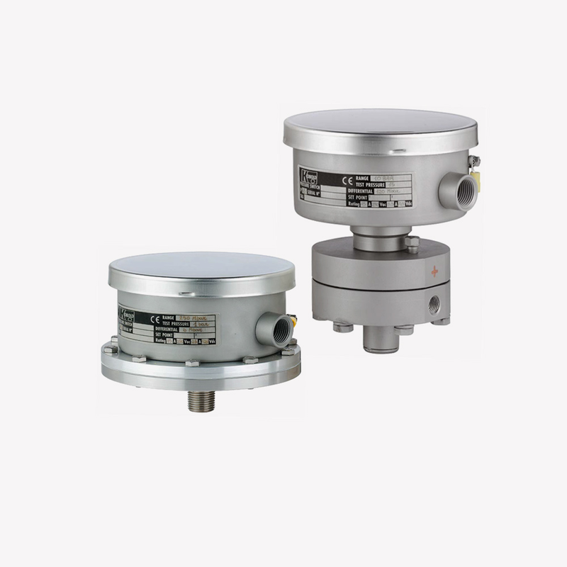 Реле тиску SCH-27, диференційне реле тиску SCH-28, рис. 0