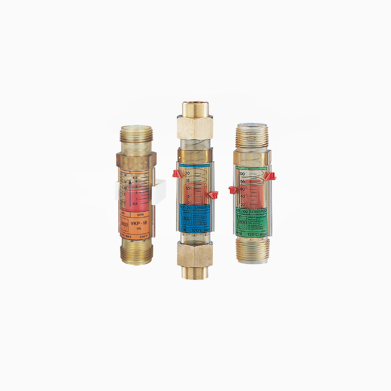 Пластиковий ротаметр з компенсацією в’язкості / реле потоку VKP, рис. 0