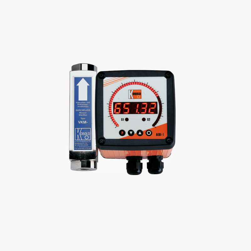 Суцільнометалевий ротаметр / реле з компенсацією в’язкості VKM з ADI, рис. 0