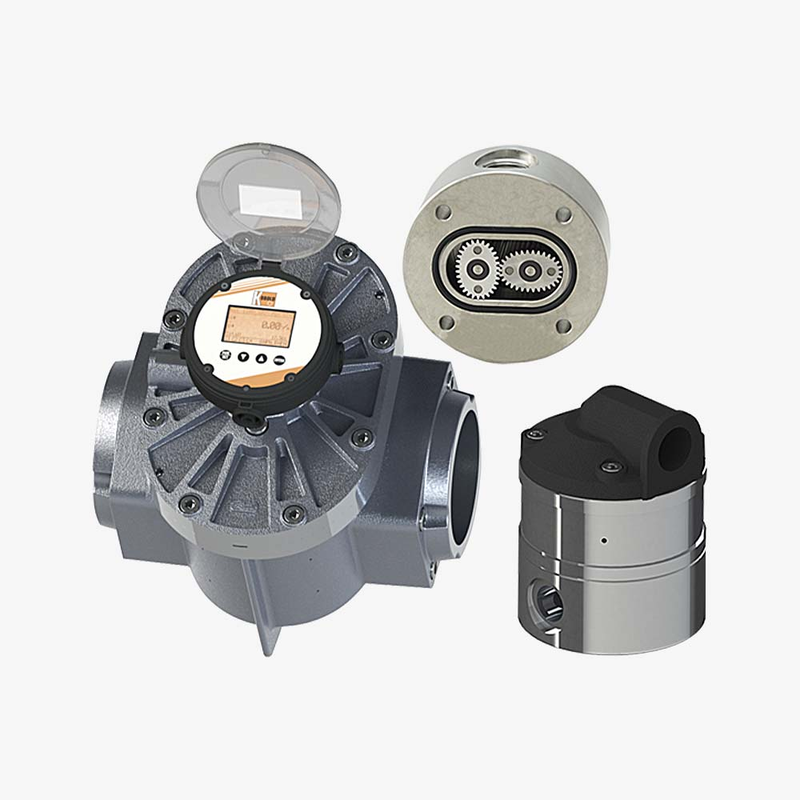 Овально-шестеренний витратомір DON, рис. 0