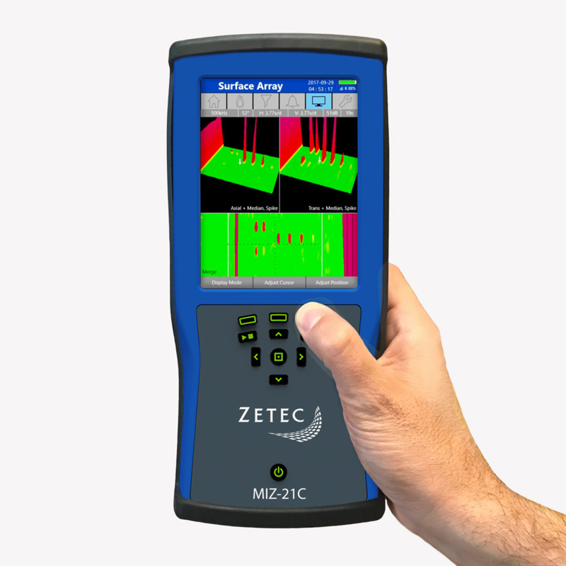 Портативний універсальний вихрострумовий дефектоскоп MIZ 21C, рис. 1