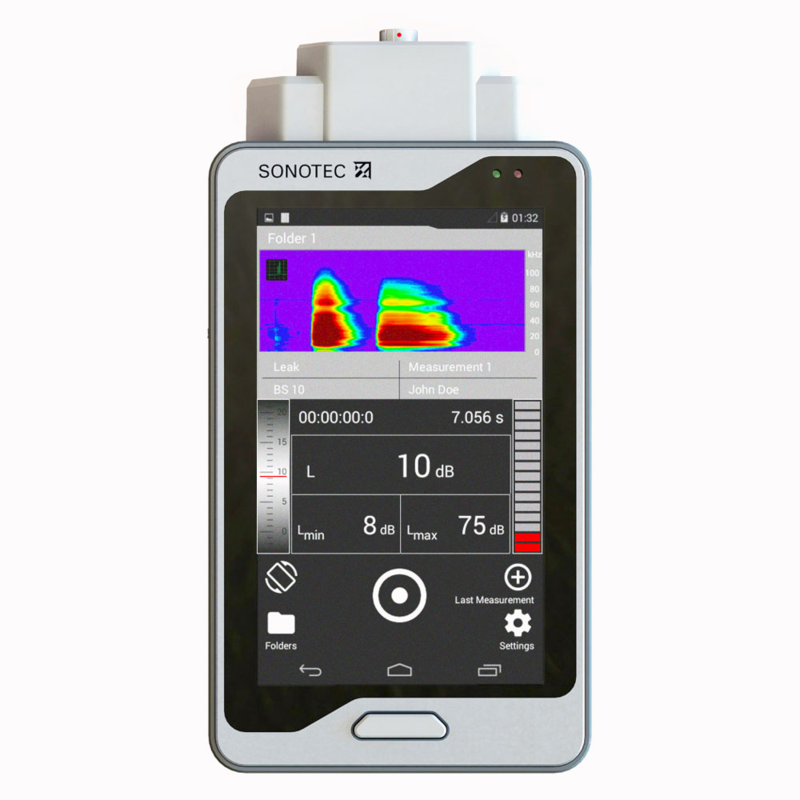 Цифровий прилад для визначення витоків та часткових розрядів SONAPHONE, рис. 1