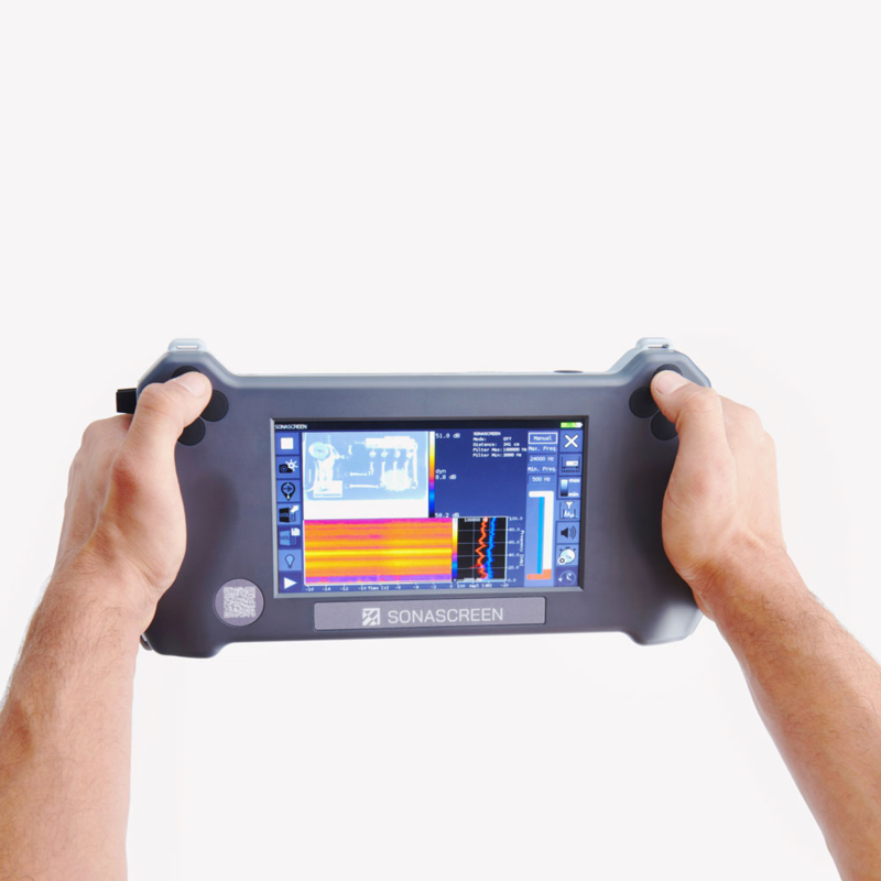 Акустична камера SONASCREEN для виявлення витоків та електричних розрядів, рис. 1