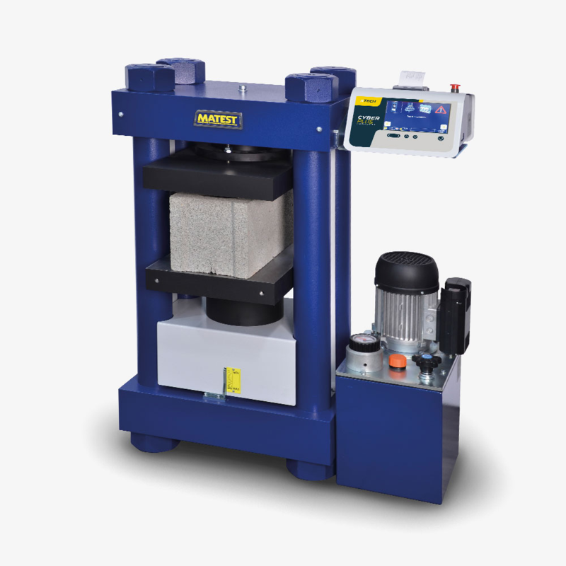 C077N Випробувальні преси для випробування блоків 500X300 до 2000 кН із системою вимірювання навантаження Cyber-Plus, рис. 0