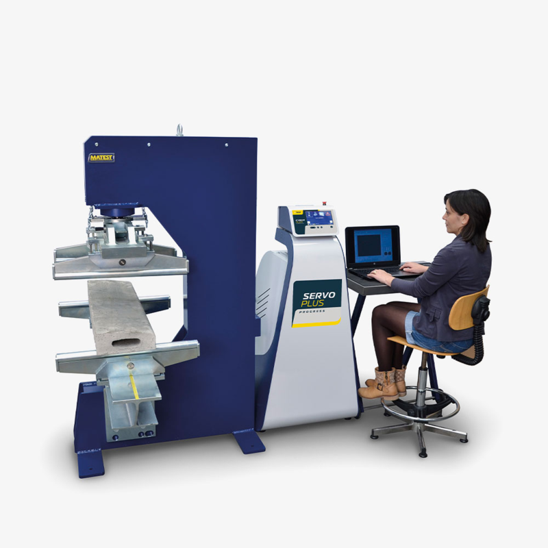 C091-03N + C091-11 + PC Машини для випробувань на вигин на 150 кН із відкритою рамою SERVO-PLUS EVOLUTION, рис. 0