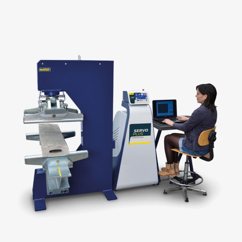 C091-03N + C091-11 + PC Машини для випробувань на вигин на 150 кН із відкритою рамою SERVO-PLUS EVOLUTION