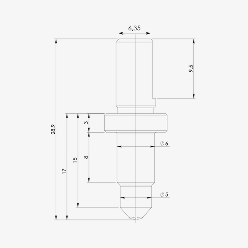 Індентор макротвердості за Віккерсом UPI/8010, рис. 1