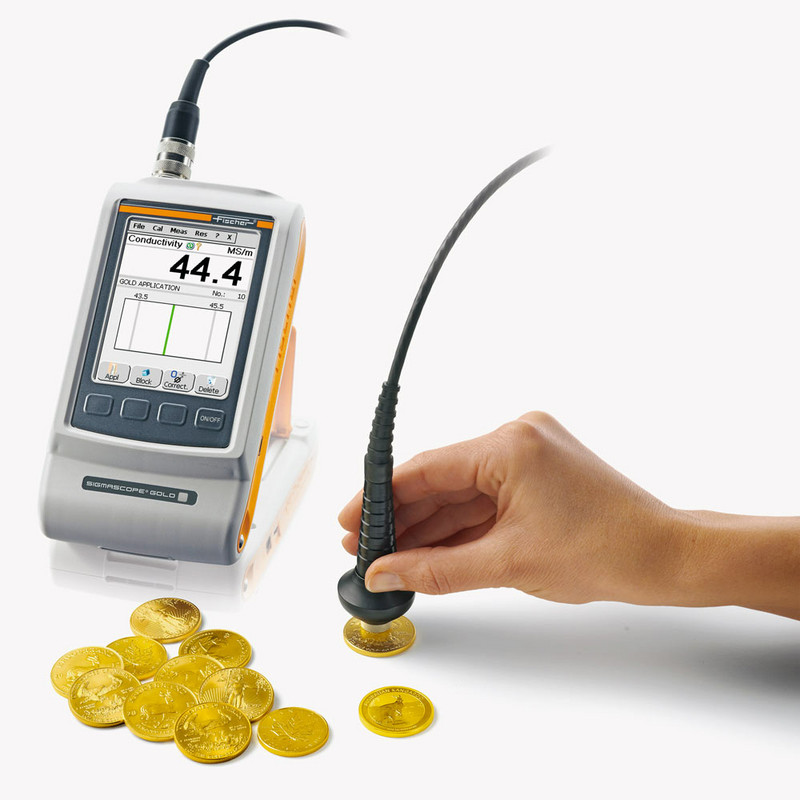 Прилад для аналізу дорогоцінних металів та виявлення підроблених монет і зливків SIGMASCOPE® GOLD, рис. 4