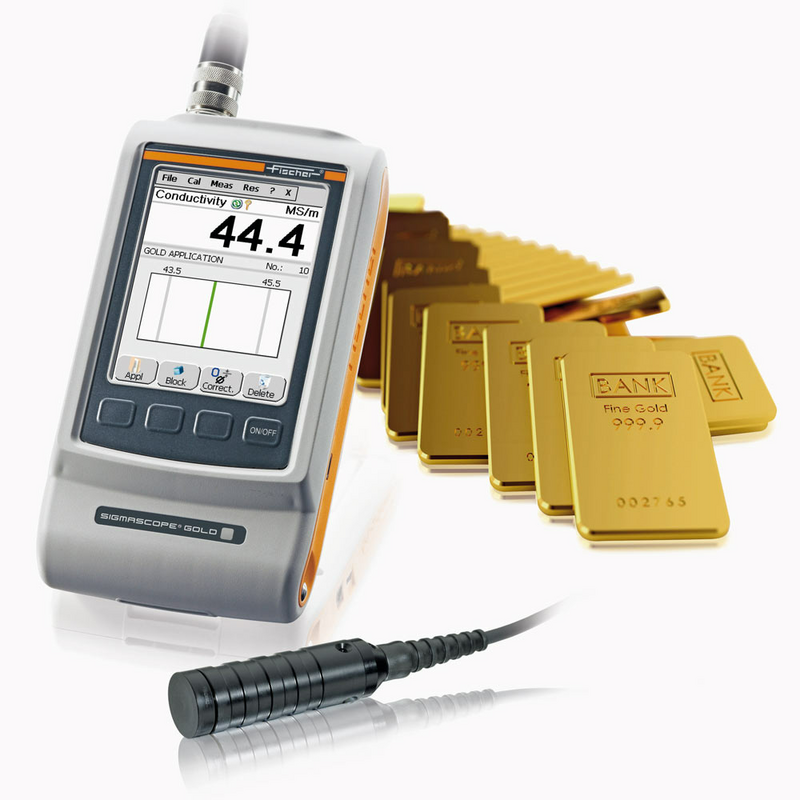 Прилад для аналізу дорогоцінних металів та виявлення підроблених монет і зливків SIGMASCOPE® GOLD, рис. 0