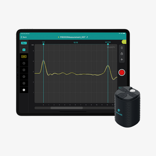 PI8000 – тестер цілісності палі й товщини бетонної плити