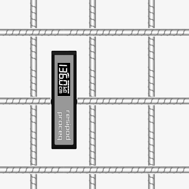 Resipod – вимірювання питомого електричного опору бетону, рис. 4