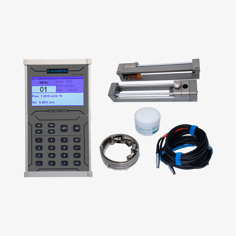 PH301 – портативний ультразвуковий витратомір , рис. 1