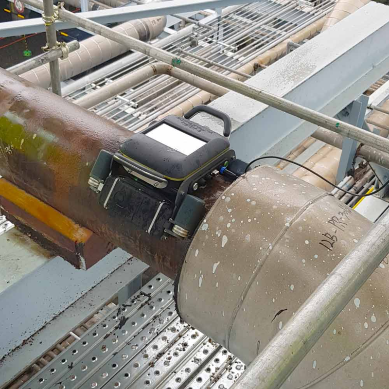 Сканер товщини труб та корозії під опорами QSR1, рис. 1