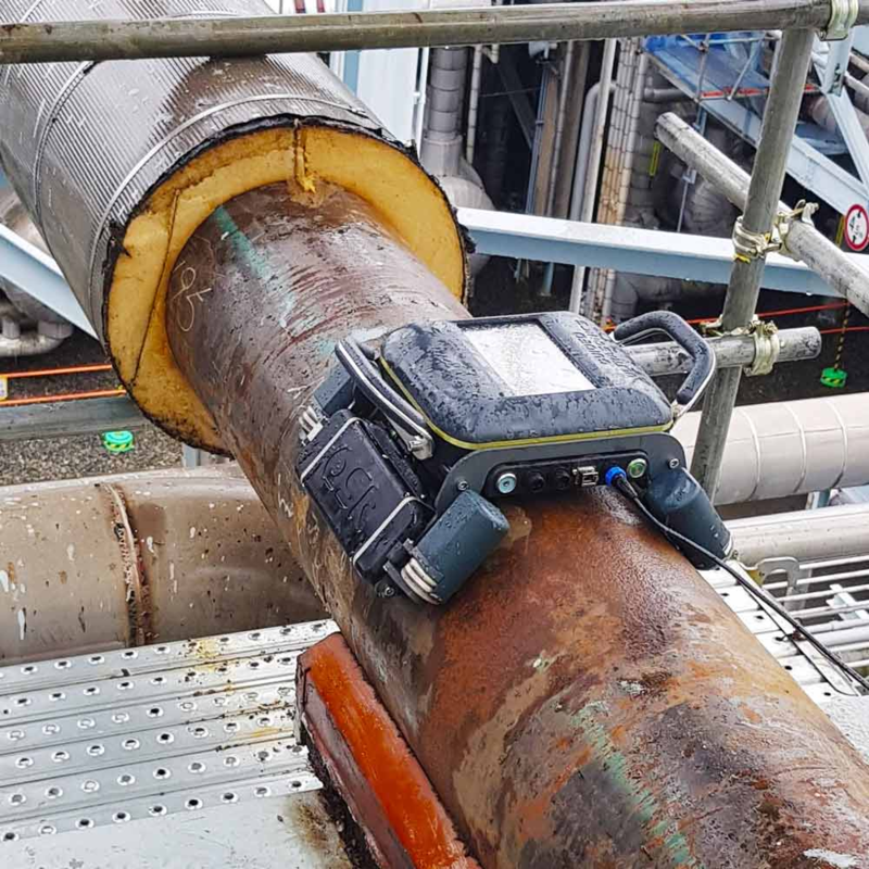 Сканер товщини труб та корозії під опорами QSR1, рис. 4