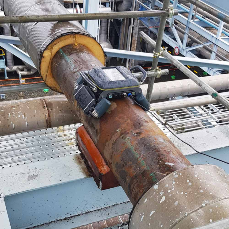 Сканер товщини труб та корозії під опорами QSR1, рис. 3