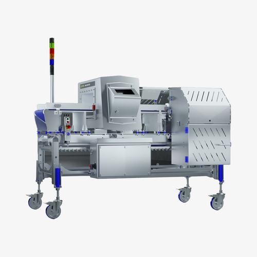 Металодетектор тунельного типу для конвеєрних стрічок, комплексна система VARICON+, Sesotec